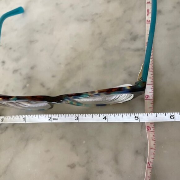 TORY BURCH TY2031 Eyeglasses Blue Brown Tortoise Rx 51-17 135 - Picture 11 of 15